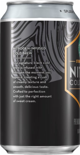 Starbucks® Nitro Cold Brew Premium Coffee Drink Perspective: left