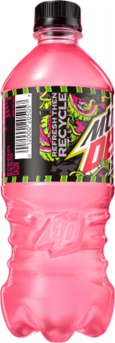 Mountain Dew Zero Sugar Major Melon Soda Perspective: left