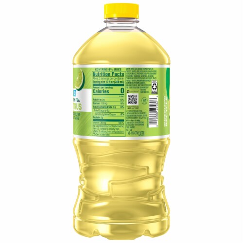Lipton Diet Citrus Green Tea Perspective: left