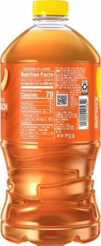Lipton® Peach Iced Tea Carton Perspective: left