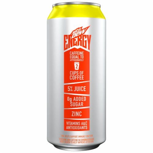 Mountain Dew® Orange Breeze Energy Drink Perspective: left
