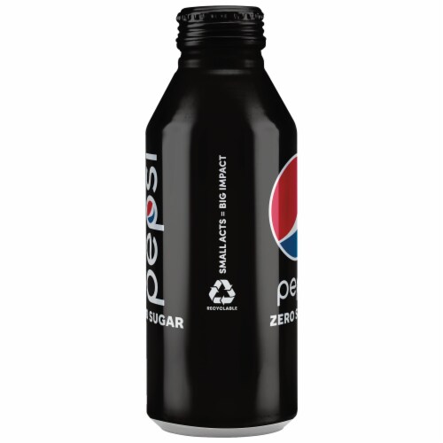 Pepsi Zero Sugar Soda Perspective: left