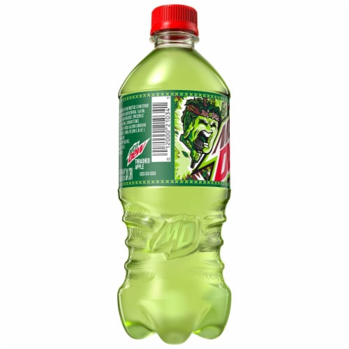 Mountain Dew® Thrashed Apple Soda Bottle - Exclusive Item! Perspective: left