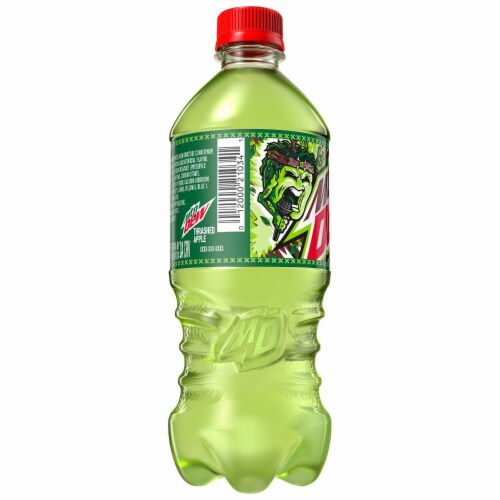 Mountain Dew® Thrashed Apple Soda Bottle - Exclusive Item! Perspective: left