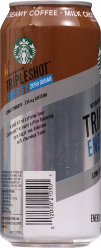 Starbucks® Tripleshot™ Energy Zero Sugar Coffee Perspective: left