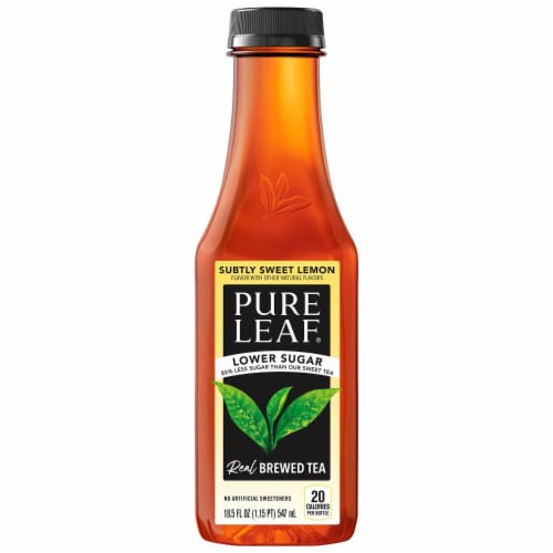 Pure Leaf Subtly Sweet Lemon Iced Tea Perspective: left