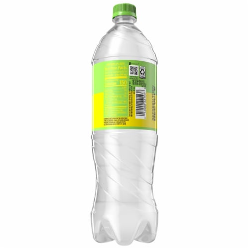 Starry™ Lemon Lime Caffeine Free Soda Bottle Perspective: left