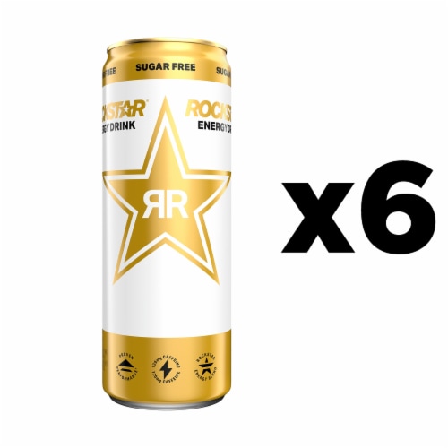 Rockstar® Sugar Free Energy Drink Multipack Cans Perspective: left