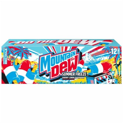 Mountain Dew® Summer Freeze Soda Cans Perspective: left