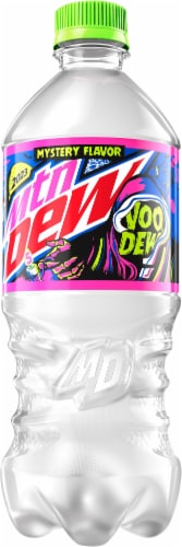 Mountain Dew® Voo Dew Mystery Flavor Soda Bottle Perspective: left