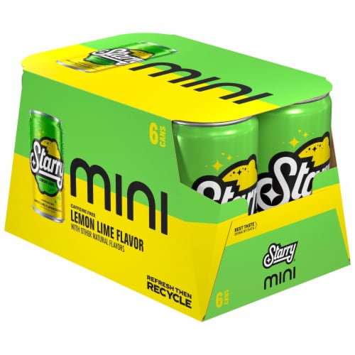Starry Lemon Limi Soda MIni Cans Perspective: left