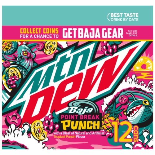 Mountain Dew Baja Point Break Punch Perspective: left