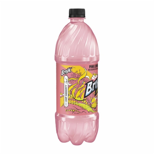 Brisk Pink Lemonade Juice Drink 1 Liter Perspective: left