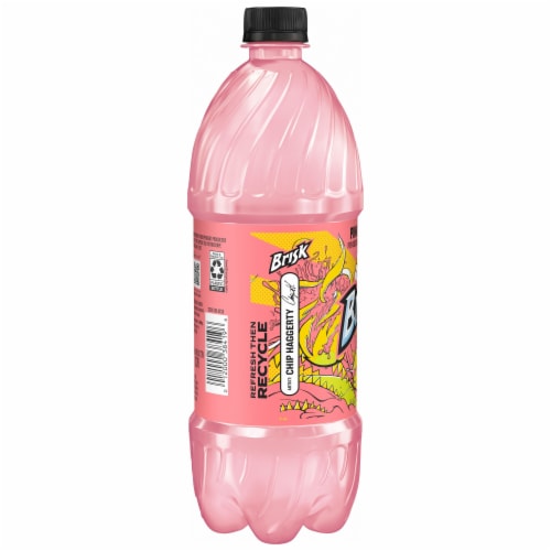 Brisk Pink Lemonade Juice Drink 1 Liter Perspective: left