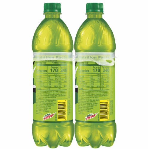 Mountain Dew Bottles Perspective: left