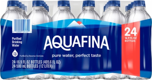 Aquafina® Purified Drinking Bottled Water, 24 bottles / 16.9 fl oz - Kroger