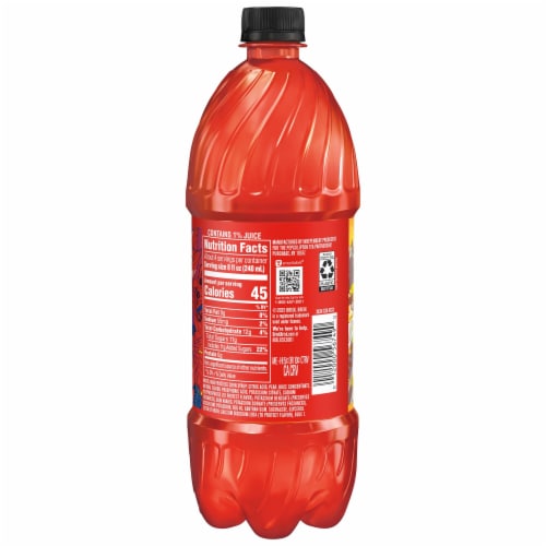 Brisk Fruit Punch Juice Drink 1 l Perspective: left
