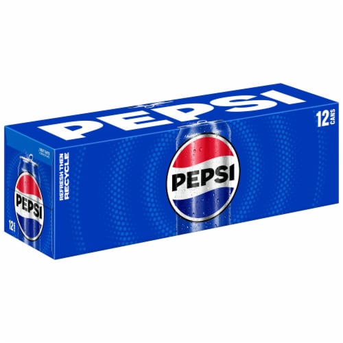 Pepsi Cola® Soda Cans Perspective: left