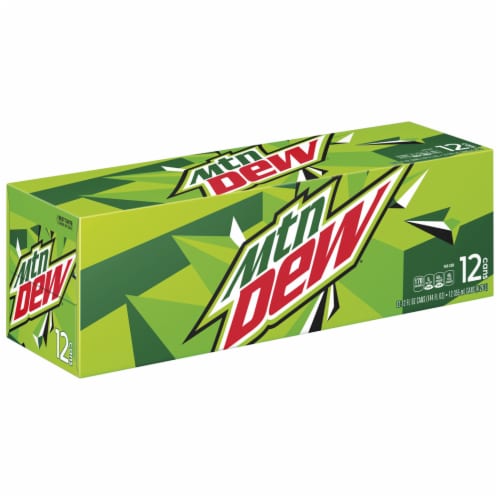 Mountain Dew® Soda Cans Perspective: left
