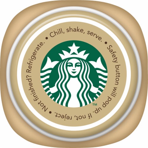 Starbucks® Frappuccino® Vanilla Iced Coffee Bottle Perspective: left