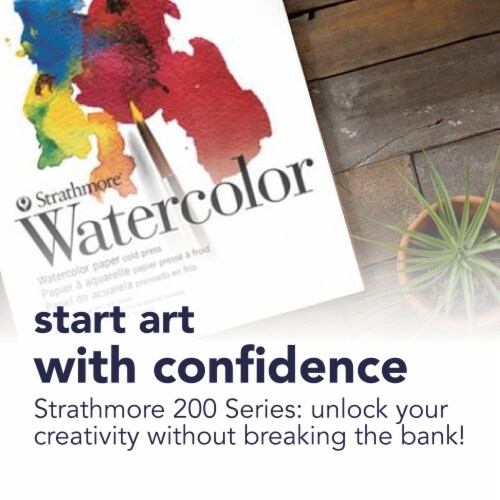 Strathmore® Cold Press Watercolor Paper - 15 Sheets Perspective: left