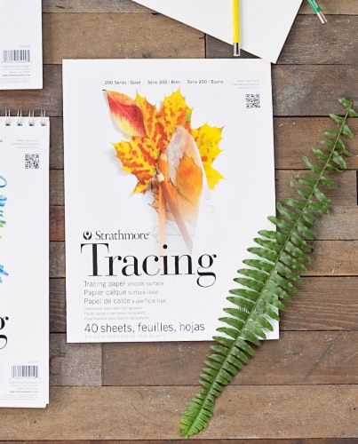 Strathmore 200 Series 25 Pound Tracing Paper - Transparent Perspective: left