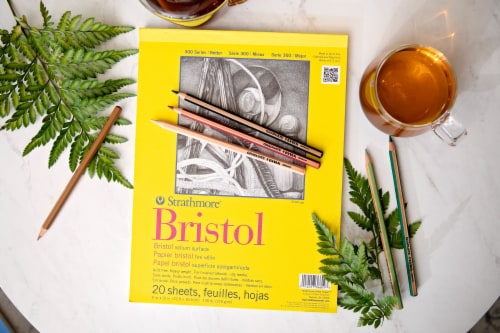 Strathmore® Bristol 300 Series Art Paper Perspective: left