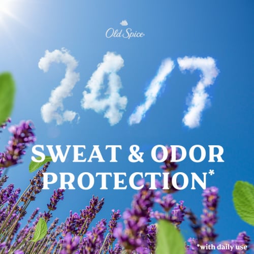 Old Spice for Men Antiperspirant Deodorant Invisible Solid Wilderness with Lavender Scent Perspective: left