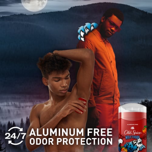 Old Spice for Antiperspirant Deodorant Invisible Solid Wolfthorn Scent 1-Pack Perspective: left