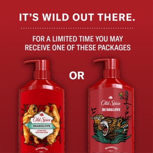 Old Spice Bearglove 2in1 Shampoo and Conditioner Perspective: left
