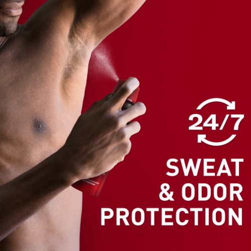 Old Spice Red Collection Stronger Swagger Antiperspirant & Deodorant Invisible Dry Spray Perspective: left