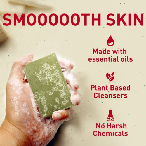 Old Spice Bar Soap with Off The Grid Sandalwood + Aloe Vera Scent Perspective: left