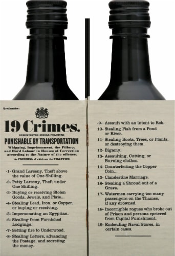 19 Crimes Australia Red Wine Perspective: left