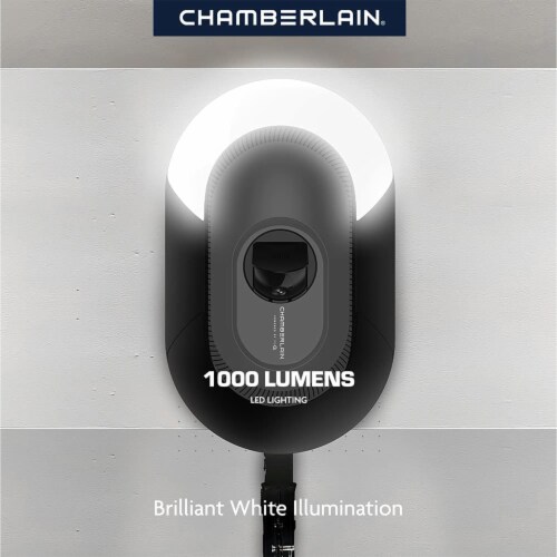 CHAMBERLAIN B4643T Secure View Quiet Garage Door Opener w/ LED Light