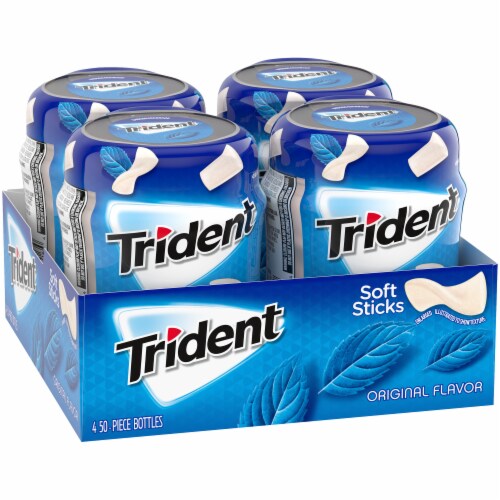 Trident Original Flavor Sugar Free Gum Perspective: left