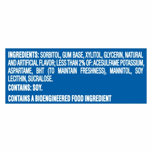 Trident Original Sugar Free Gum Perspective: left