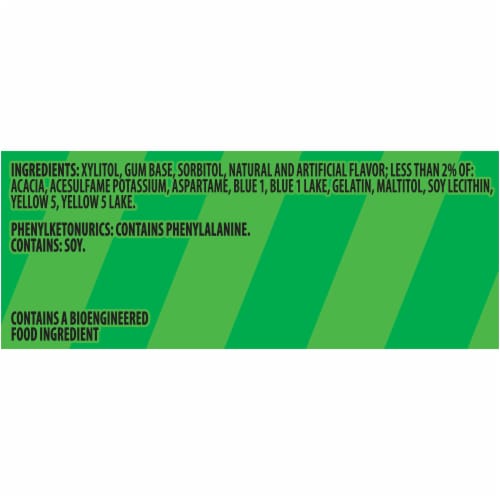 Trident Vibes Spearmint Rush Sugar Free Gum Perspective: left