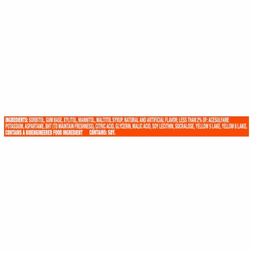 Trident Mega Tropical Twist Sugar Free Gum Perspective: left