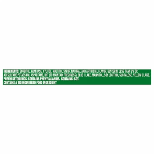 Trident Mega Spearmint Sugar Free Gum Perspective: left
