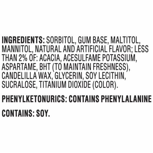 Dentyne Ice Peppermint Sugar Free Gum Perspective: left