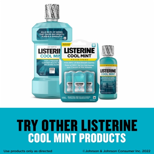 Listerine Cool Mint Pocketpaks Breath Strips, 3 pk / 24 ct - City