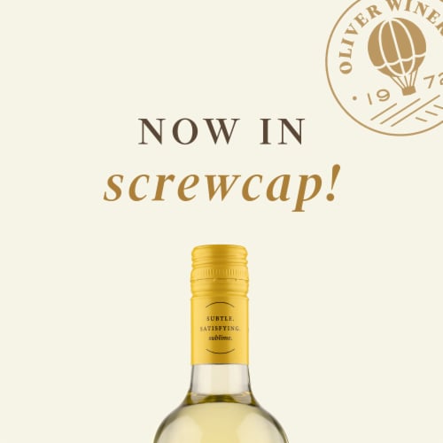 Oliver Winery Camelot Mead Honey Wine Perspective: left