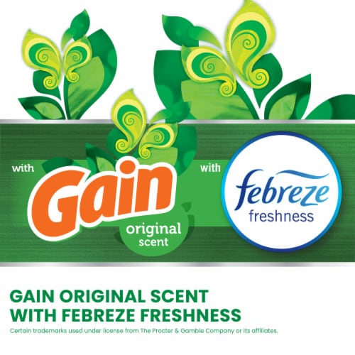 Glad ForceFlex with Febreze Gain Original Scent Tall Kitchen Drawstring Trash Bags Perspective: left
