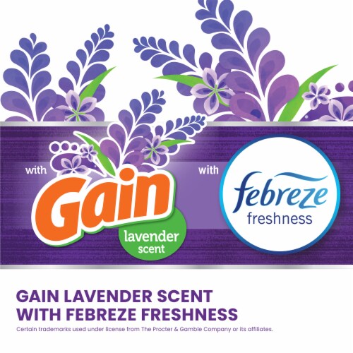 Glad ForceFlex with Febreze Gain Lavender Scent Tall Kitchen Drawstring Trash Bags Perspective: left