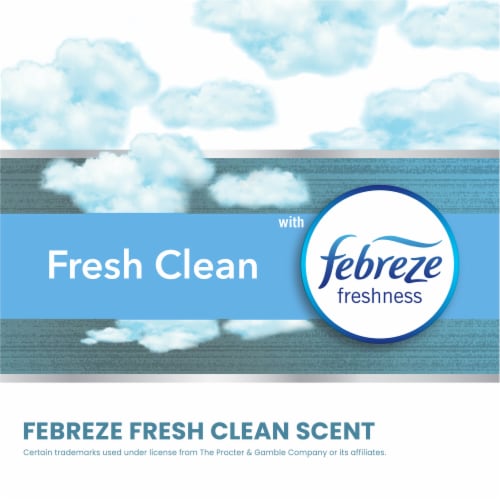 Glad ForceFlex MaxStrength with Febreze Fresh Clean Scent Extra Large Kitchen Drawstring Trash Bags Perspective: left