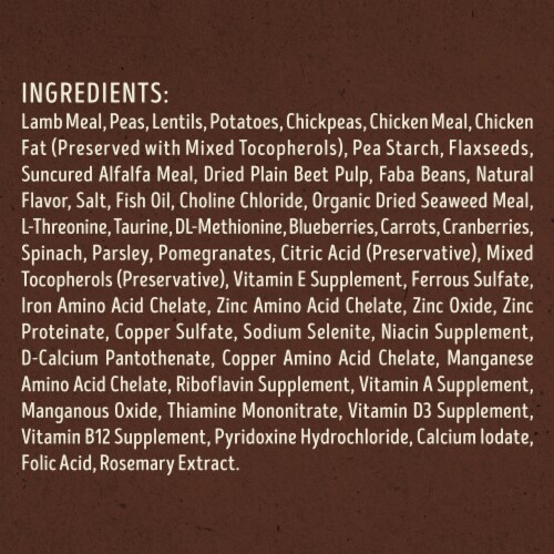 Supreme Source Grain-Free Super-Premium Lamb Meal and Potato Recipe Dog Food 5 lb Perspective: left