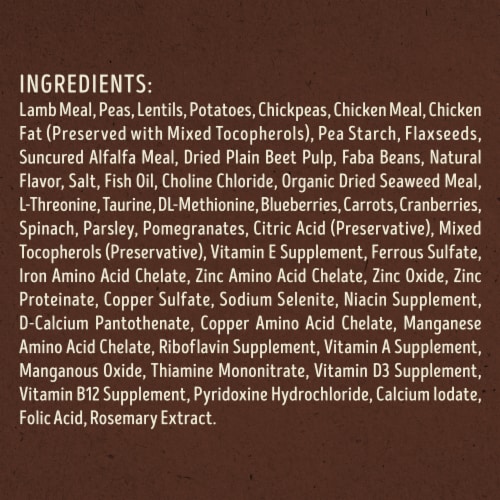 Supreme Source Grain-Free Super-Premium Lamb Meal and Potato Recipe Dog Food 5 lb Perspective: left