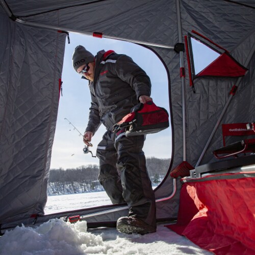 NISUS Insulated 2-Person Cube Series Pop-up Ice Fishing Shelter – TONAREX