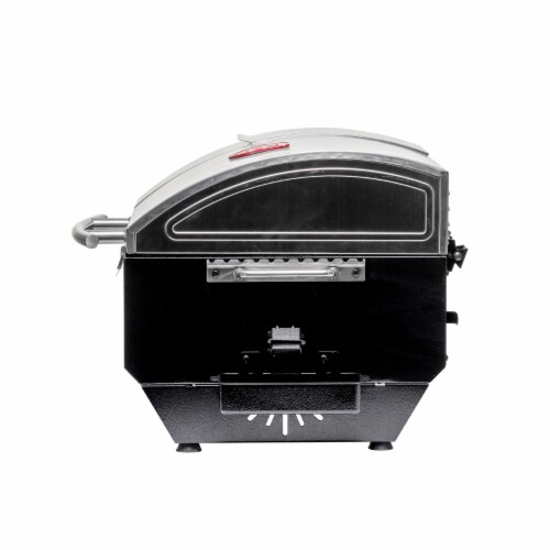 USG295SS SS Tabletop Wood Pellet Grill Perspective: left