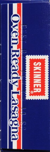 Skinner Oven Ready Lasagna Noodles Perspective: left